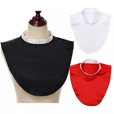 Steampunk Edward Victorian Detachable Half Shirt Blouse Collar With White Collar • $9.99