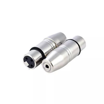 1× Stereo 3.5mm TRS To XLR 3 Pin Female Male Microphone MIC Audio Adapter • $2.79