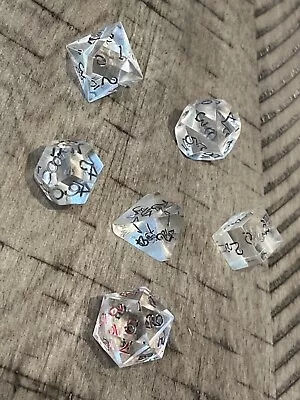 Older Vintage Gamescience D4-d20 Clear Gem Dice Rpg D&d Lot 092523bE@ • $75