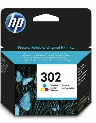 £20.84 • Buy Original HP 302 / 302XL Black / Colour Ink Cartridges For Deskjet 3637 3638 AIO