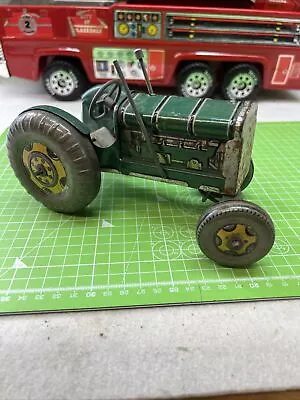 Mettoy Tinplate Farming Tractor 1950's Spares Or Repair • £10