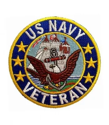 U.S. Navy Logo Veteran Patch Military Veteran Patches • $3.99