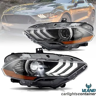 Customized FULL LED Headlights Direct Replacement For 2018-2021 Ford Mustang Set • $324.88