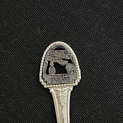 Hawaii Honolulu State Collector Souvenir Spoon 4.5in Engraved With Islands • $9.99