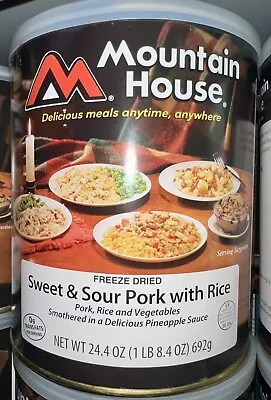 Mountain House Sweet & Sour Pork With Rice Freeze Dried Emergency Food Storage • $44.98