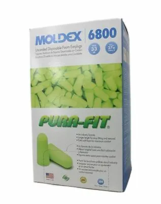 Moldex 6800 Pura-Fit NRR 33dB Disposable Earplugs • $39.95