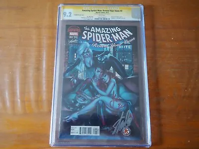 Comic Book Amazing Spider Man Signed Stan Lee And Wife CGC Graded 9.2 • $750