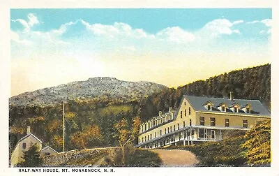 # B3847   Mt.  Monadnock  N.h.    Postcard   Half Way House • $5.99