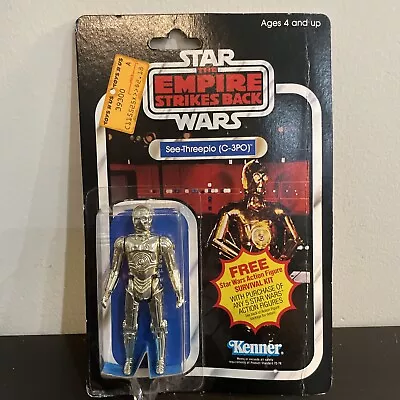 Star Wars 1980 Vintage Kenner ESB 41-A Back C-3PO See-Threepio • $400