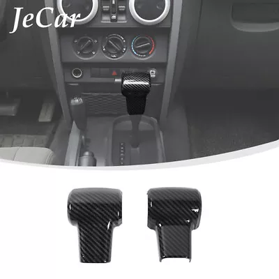 Carbon Fiber Inner Gear Shift Knob Decor Trim Cover For Jeep Wrangler JK 2007-10 • $24.99