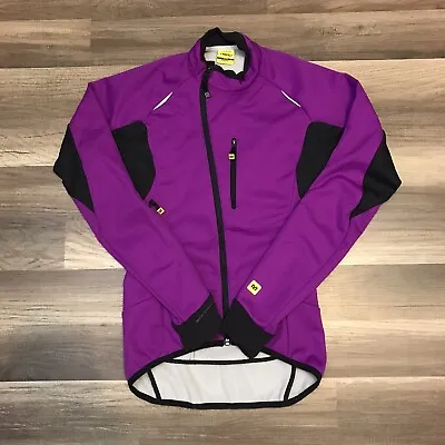 Mavic Cosmic Pro Soft Shell Purple Jacket Ergozip Ergocuff Climavent Sz Small • $39.99
