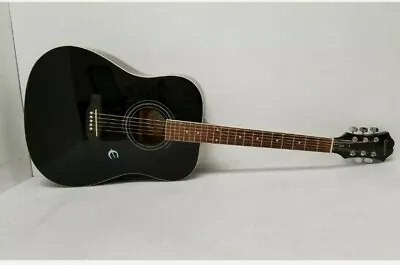 Epiphone DR-100 6-String Acoustic Guitar - Ebony  • $200