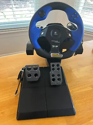 Logitech Driving Force Steering Wheel Force Feedback PS/2 - No Power Adapter • $45