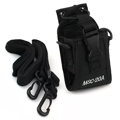 Nylon Holster Solid Walkie Talkie Radio Case Holder Universal Pouch • £7.62