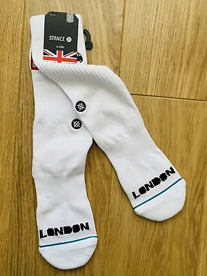 £19.99 • Buy LONDON + STANCE Mens Icon Socks | White Black Taxi + Phone Box