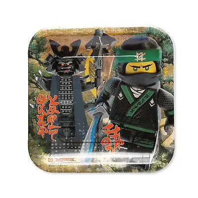 Lego Ninjago Paper Square Party Plates (Pack Of 8) (SG30893) • $8.70