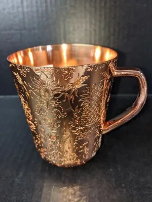 ABSOLUT ELYX DEMASK Copper Moscow Mule Mugs Vodka Ginger Beer Cocktails Sweden  • $35