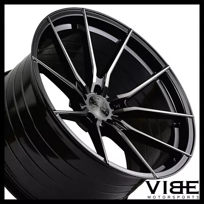 20  Vertini Rf1.2 Forged Black Concave Wheels Rims Fits Infiniti G35 Coupe • $1800