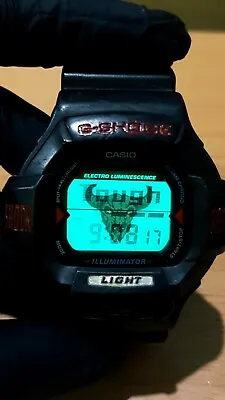 Vintage G-Shock Gundam Stargate DW-8030 Bison G-Tough Army Matte Black Rare Item • $196