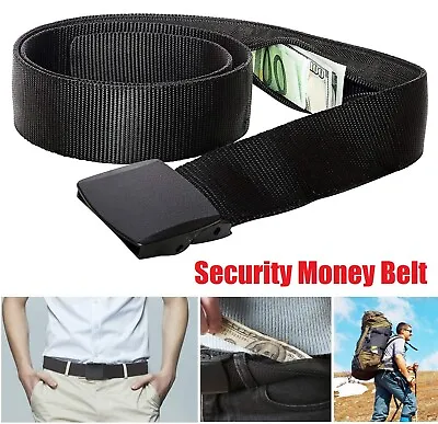 Men Anti Theft Travel Security Belt Nylon Military Tactical Hidden Money Belt • $8.91