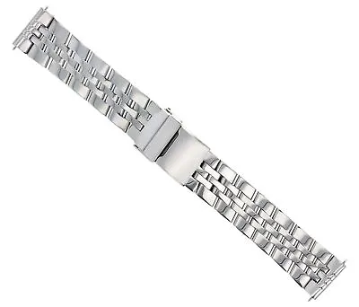 24mm Watch Band For Breitling Navitimer Gmt Chronograph 46mm A24322 Steel Polish • $43.95