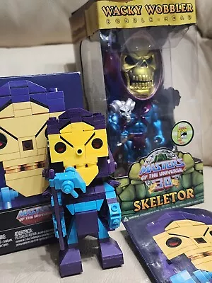 Skeletor Bobble Head Comic Con Masters The Universe 30th Anniversary KUBROS MOTU • $55