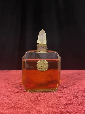 Rare Vintage 1920s RENAUD 'Sweet Pea' 4  Crystal Bottle In Original Box  • $380