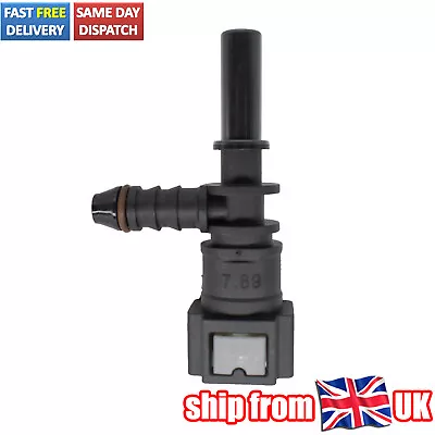 ID6 7.89 Female Car Fuel Line Hose Quick Release Connector Bundy Tee Fitting New • £6.39