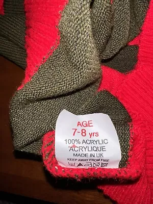 £10 • Buy Kids Freddy Krueger Jumper Hat Nightmare On Elm Street Halloween Costume