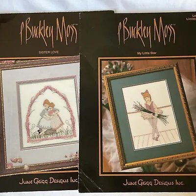 Counted Cross Stitch Lot Of 2 Charts P Buckley Moss Sister Love My Little Star • $5.92