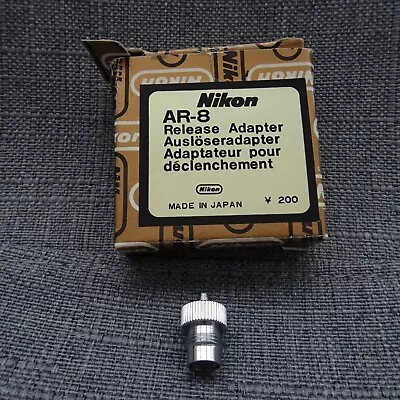 Genuine Nikon Release Adapter AR8 AR-8 For  F F2 Nikkormat Cable • £24.95