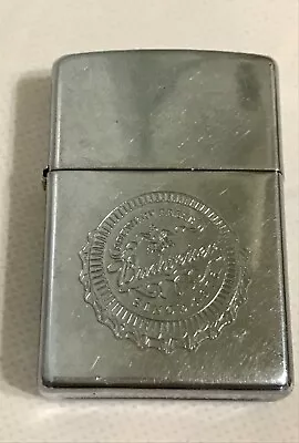 $20 • Buy Vintage Zippo 2002 Budweiser Bottle Cap Design Lighter 