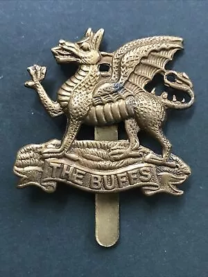 The Buffs East Kent Regiment Original British Army Cap Badge • £12