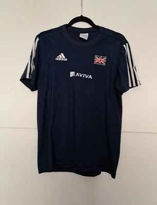 £10 • Buy Adidas Olympics LONDON 2012 Team GB Mens Athletics Training Top M Short Sleeve