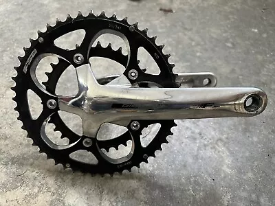 FSA Omega Alloy Compact Bike Crankset 50/34 172.5mm With MegaExo 19mm BB Silver • $79.99