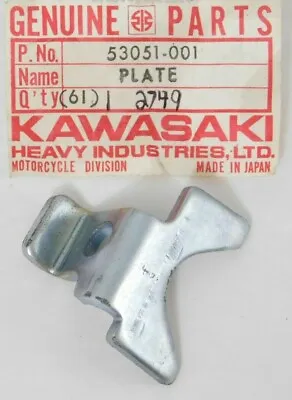 1 NOS Genuine 1973-1975 Kawasaki Z1 900 Seat Latch Lock Plate OEM 53051-001 NEW • $12.93