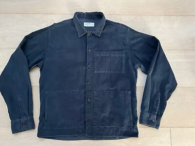 UNIVERSAL WORKS -CHORE JACKET Corduroy Overshirt L LARGE- NAVY C • £69.99