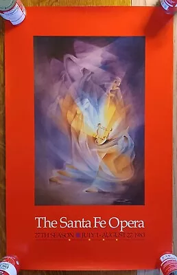 1983 Santa Fe Operare POster 27th Anniversary Orpheus Don Pasquale 21x33  • $74.99