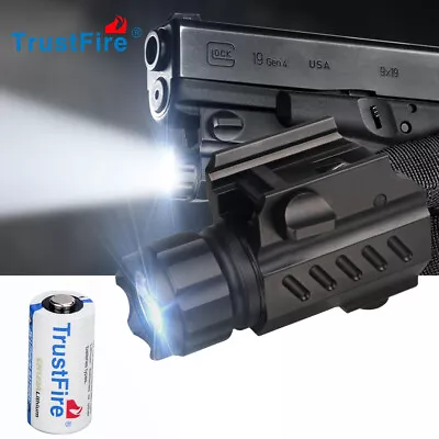 LED Weapon Flashlight For Glock Picatinny 20mm Rail Mounted For Rifle Pistol • $18.99