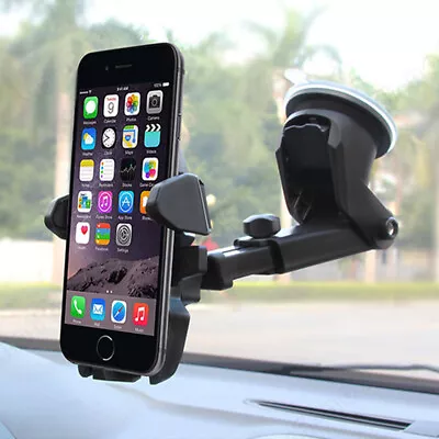 Car Phone Holder Windscreen Dashboard Suction Mount Stand For IPhone 15 14 13 12 • $9.99