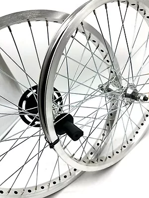 Mongoose Genuine 2022 Pro Class Style 36H Wheelset- Satin Finish Silver/Red Tape • $95.37