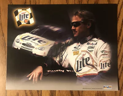 RUSTY WALLACE MILLER LITE AUTOGRAPHED 2000 CARD NASCAR Collectable • $5.50