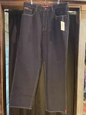 NWT Ecko Unltd Baggy Dark Wash Jeans 36 X 33 Y2K Vintage Pants • $55