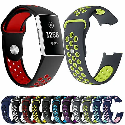 For Fitbit Charge 2 Sport Watch Soft Silicone Wristband Bracelet Band Strap Part • $13.99