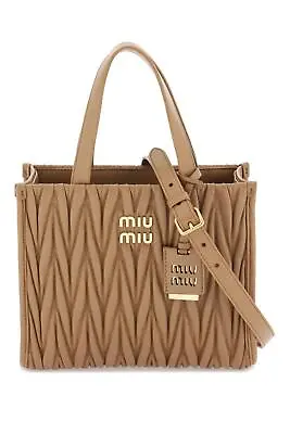 Miu Miu Matelasse Nappa Leather Tote Bag • $1719