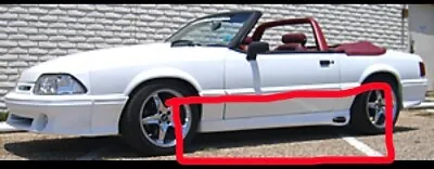 1987-1993 Mustang Svo Style Side Skirts For Side Exit Exhaust • $490