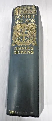 £7.99 • Buy Charles Dickens London Edition ‘Dombey And Son' Hardback 1901