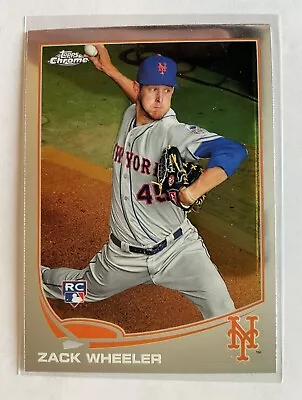 Zach Zack Wheeler 2013 Topps Chrome Rookie RC # 180 - Free Shipping • $3