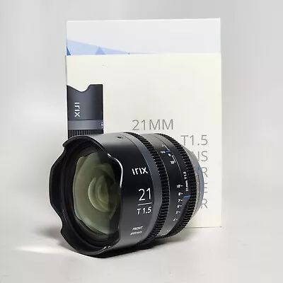 IRIX 21mm T1.5 Cine Lens Canon Ef Mount • $750