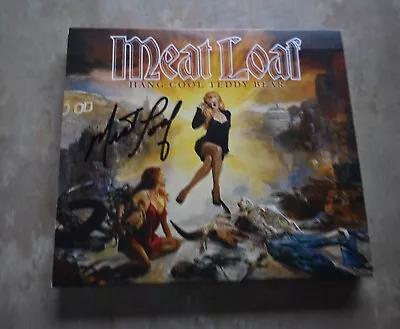 Meat Loaf Hang Cool Teddy Bear CD With Sleeve Signed By Meat Loaf • £40